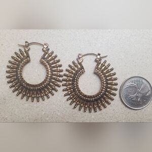 Metal earrings
